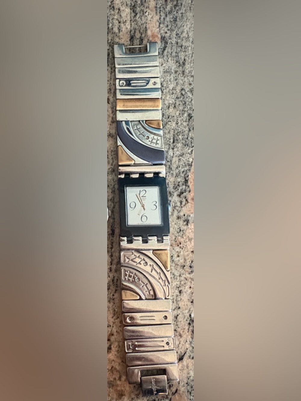 Swatch Watch SUBN107G ETHNO JOURNEY, used cond. Needs Battery. Set of 2